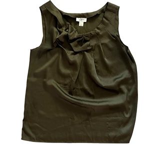 Loft Olive Green Blouse sz M
